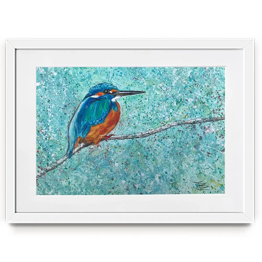 The Kingfisher Framed Art Print