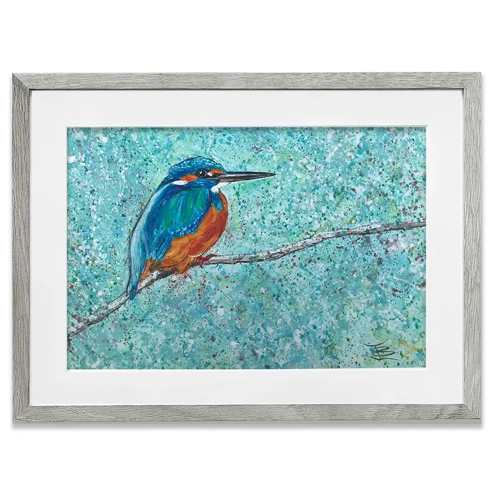 The Kingfisher Framed Art Print