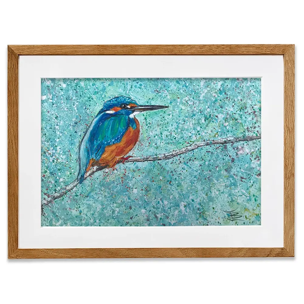 The Kingfisher Framed Art Print