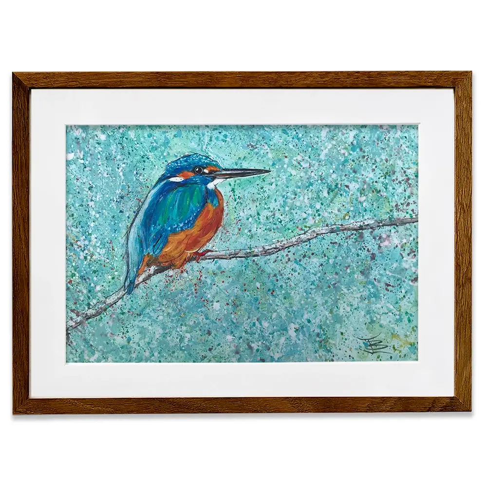 The Kingfisher Framed Art Print