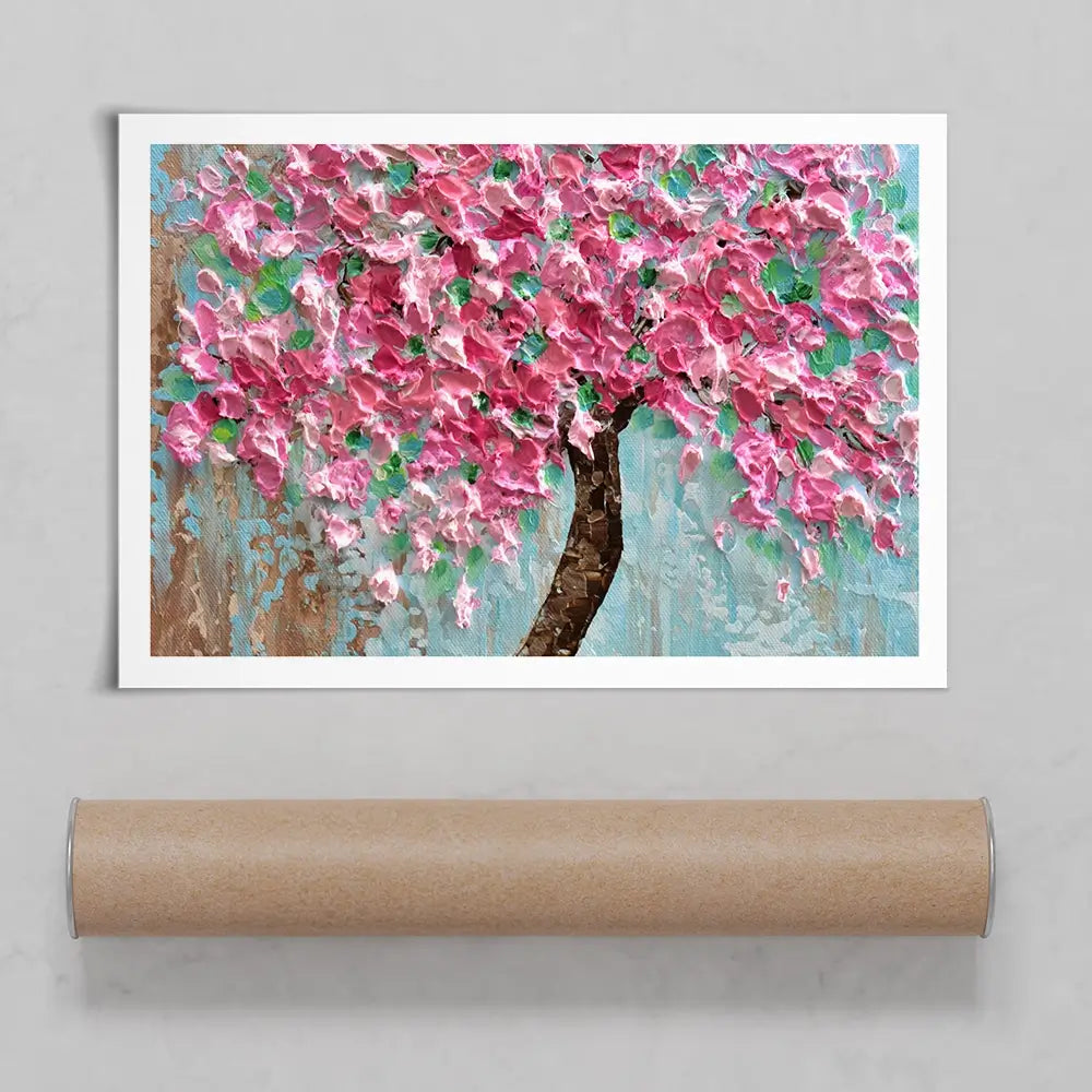 Pink Tree Art Print