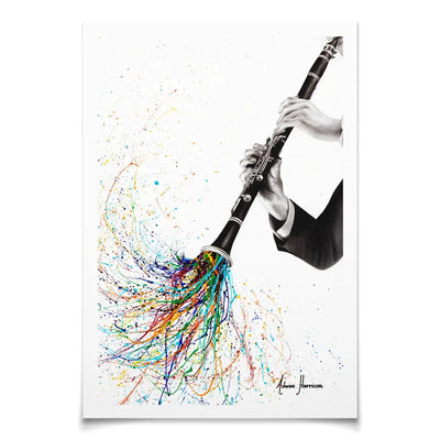 A Clarinet Tune Art Print