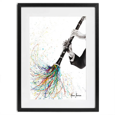 A Clarinet Tune Framed Art Print