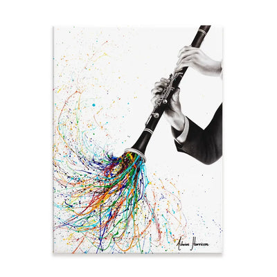 A Clarinet Tune Canvas Print