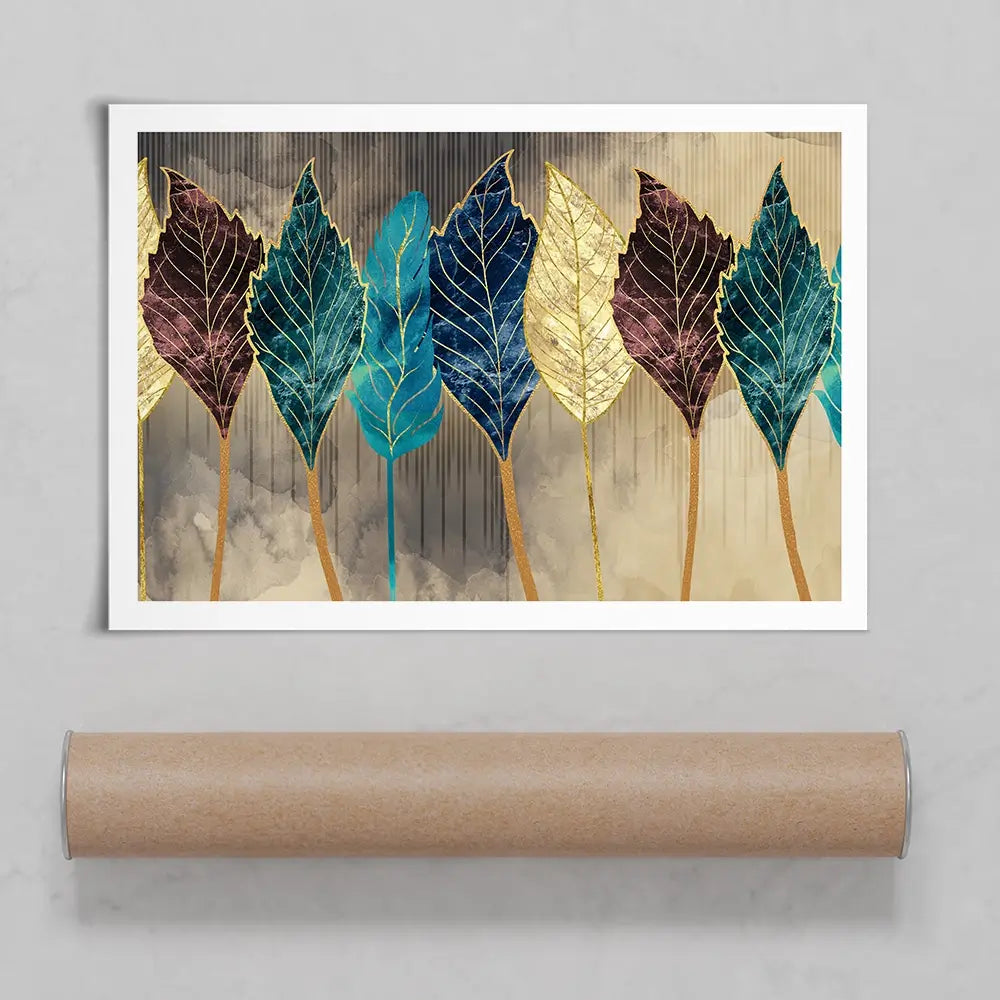 Standing Leaves Art Print