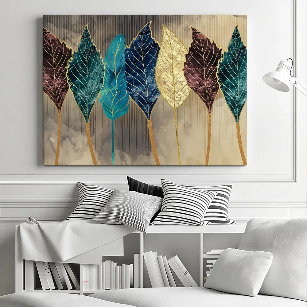 Standing Leaves Canvas Print