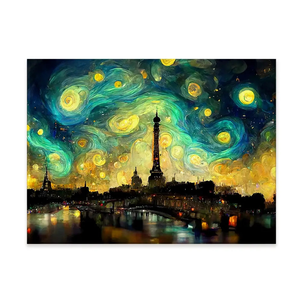 Galaxy Starry Night Canvas Print