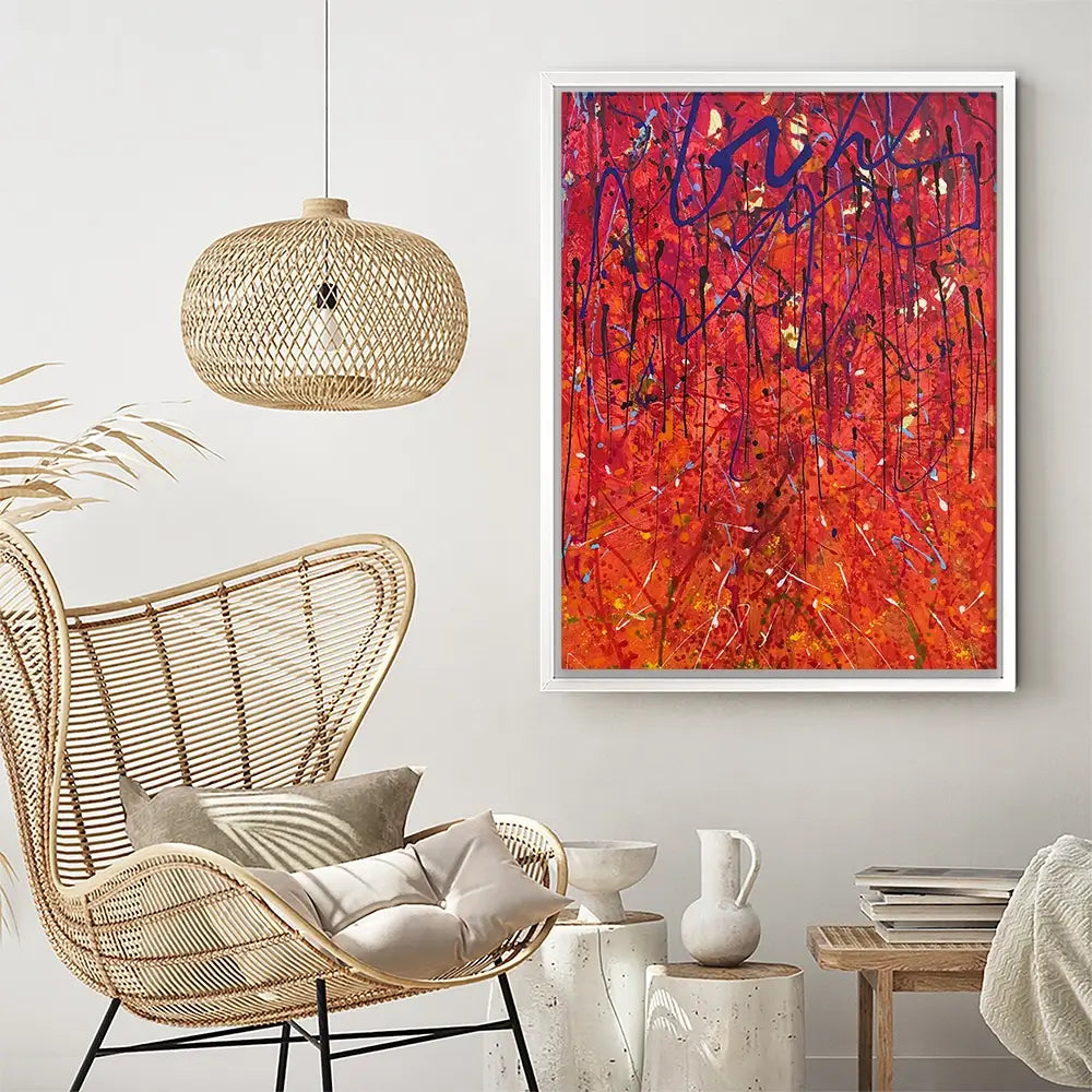 Autumnal Blaze Canvas Print