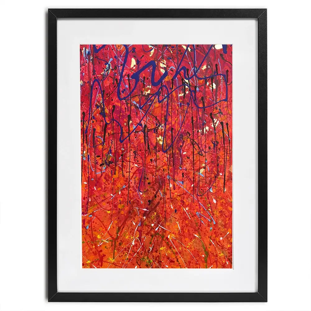 Autumnal Blaze Framed Art Print