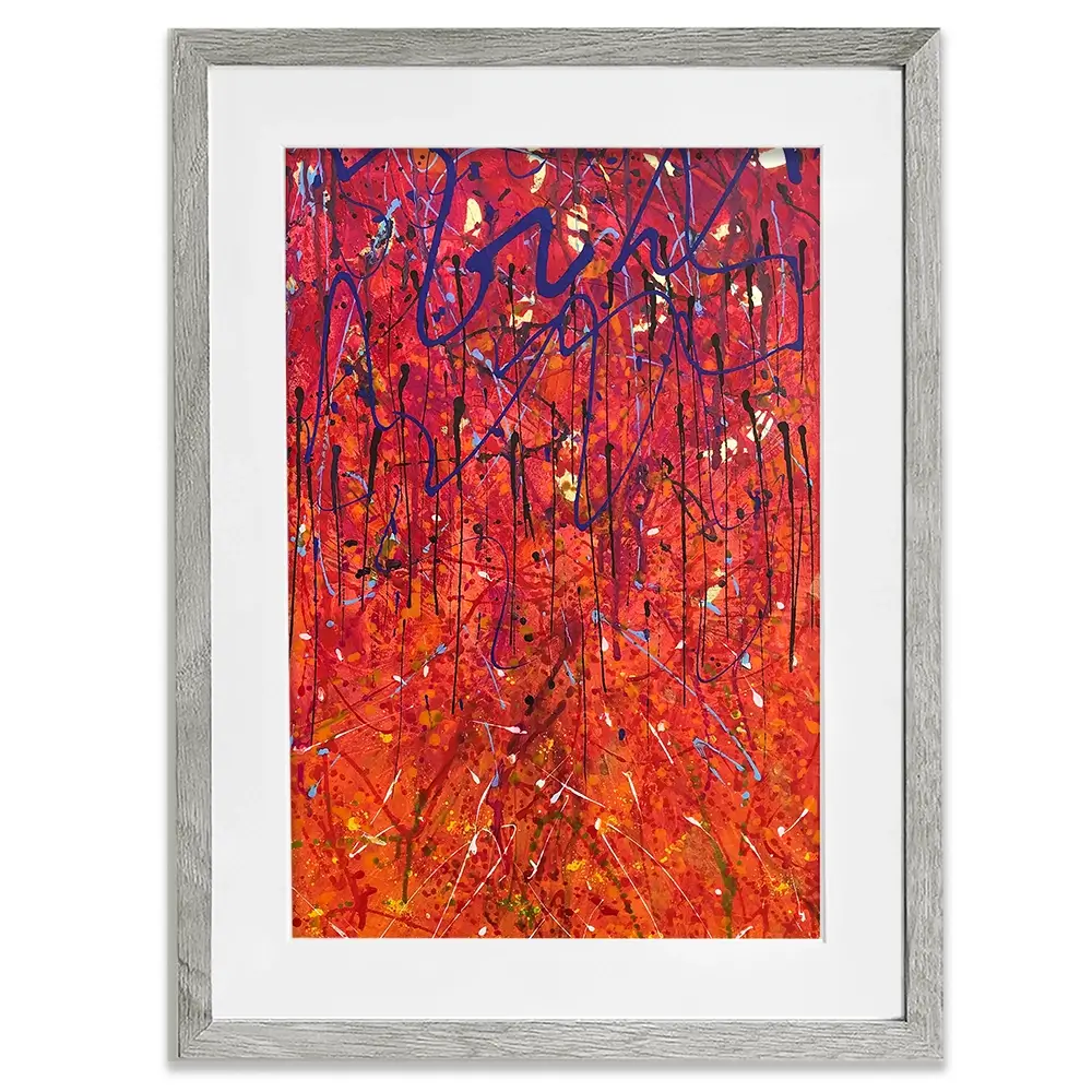 Autumnal Blaze Framed Art Print