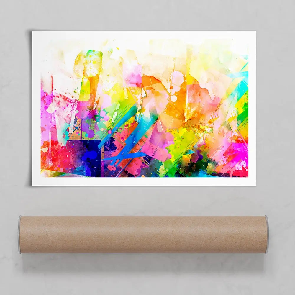 Vibrant Abstract Art Print