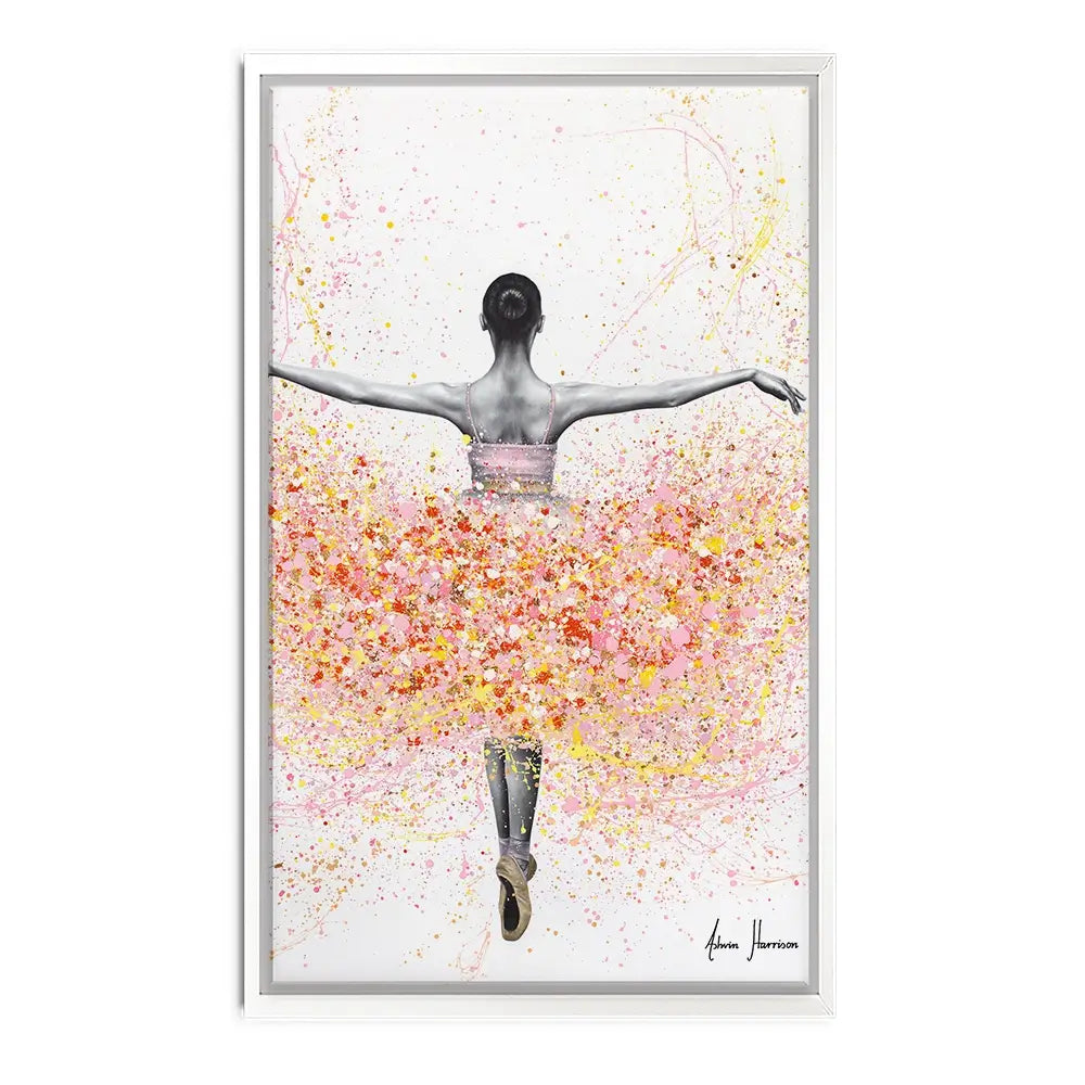 Floral Dancer Canvas Print