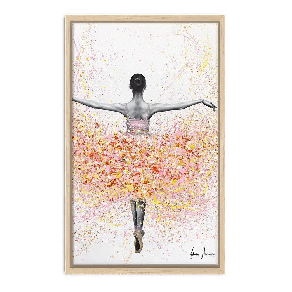 Floral Dancer Canvas Print