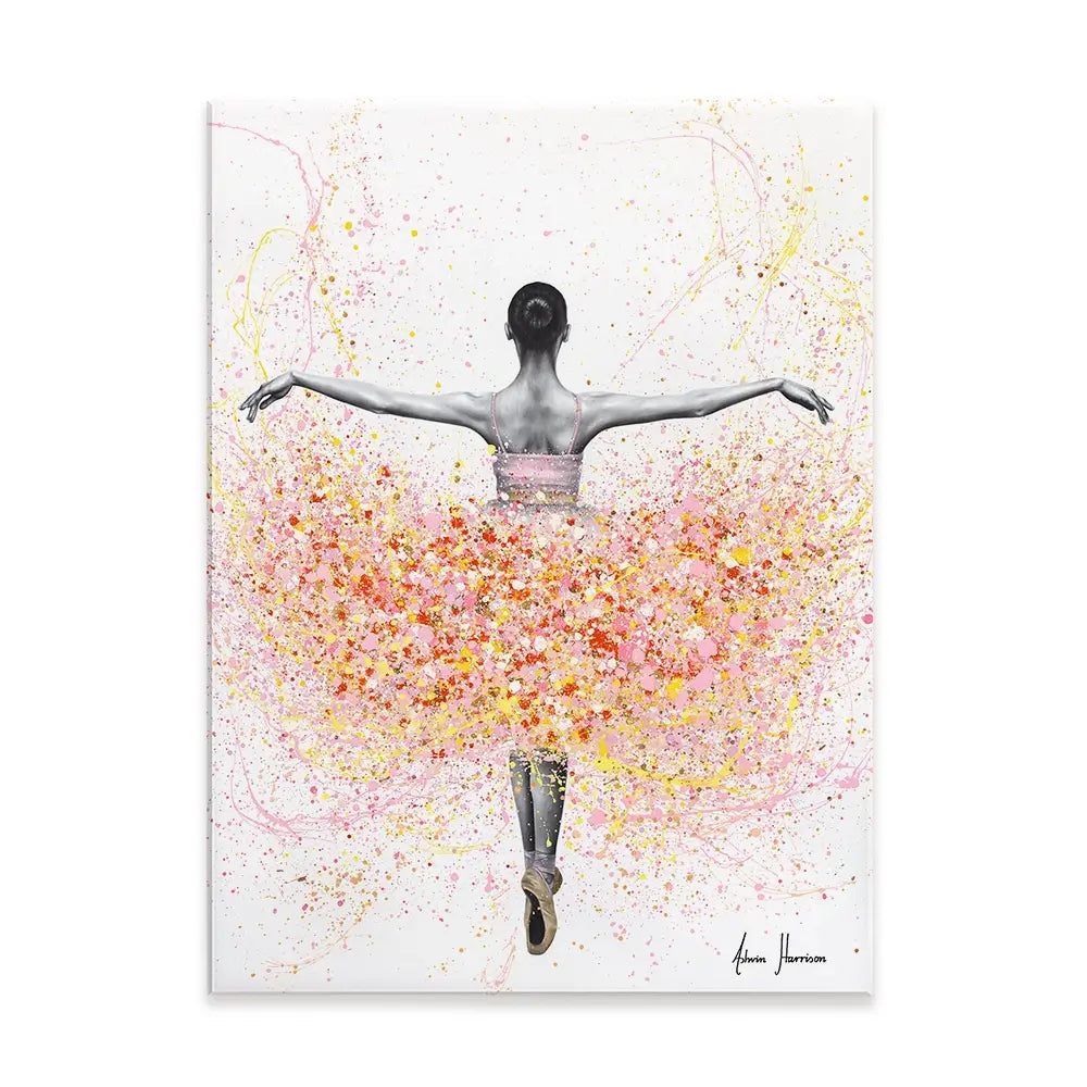 Floral Dancer Canvas Print