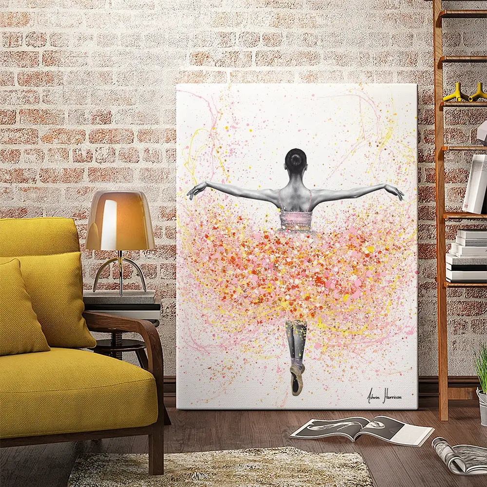 Floral Dancer Canvas Print