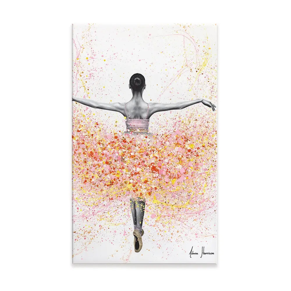 Floral Dancer Canvas Print