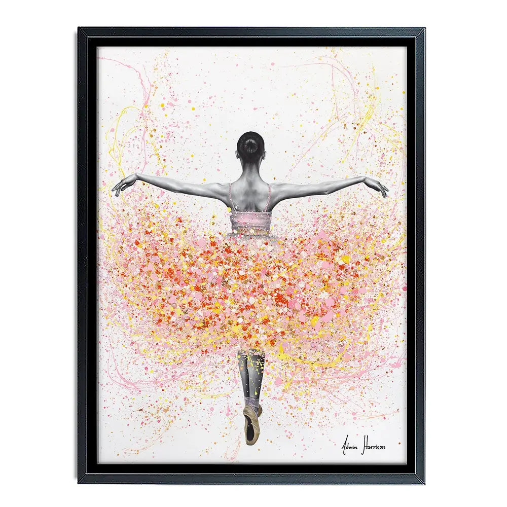 Floral Dancer Canvas Print