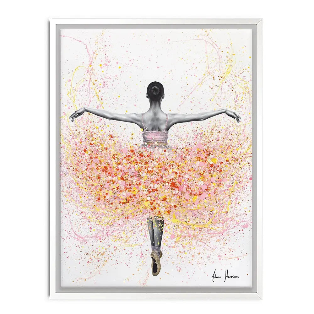 Floral Dancer Canvas Print