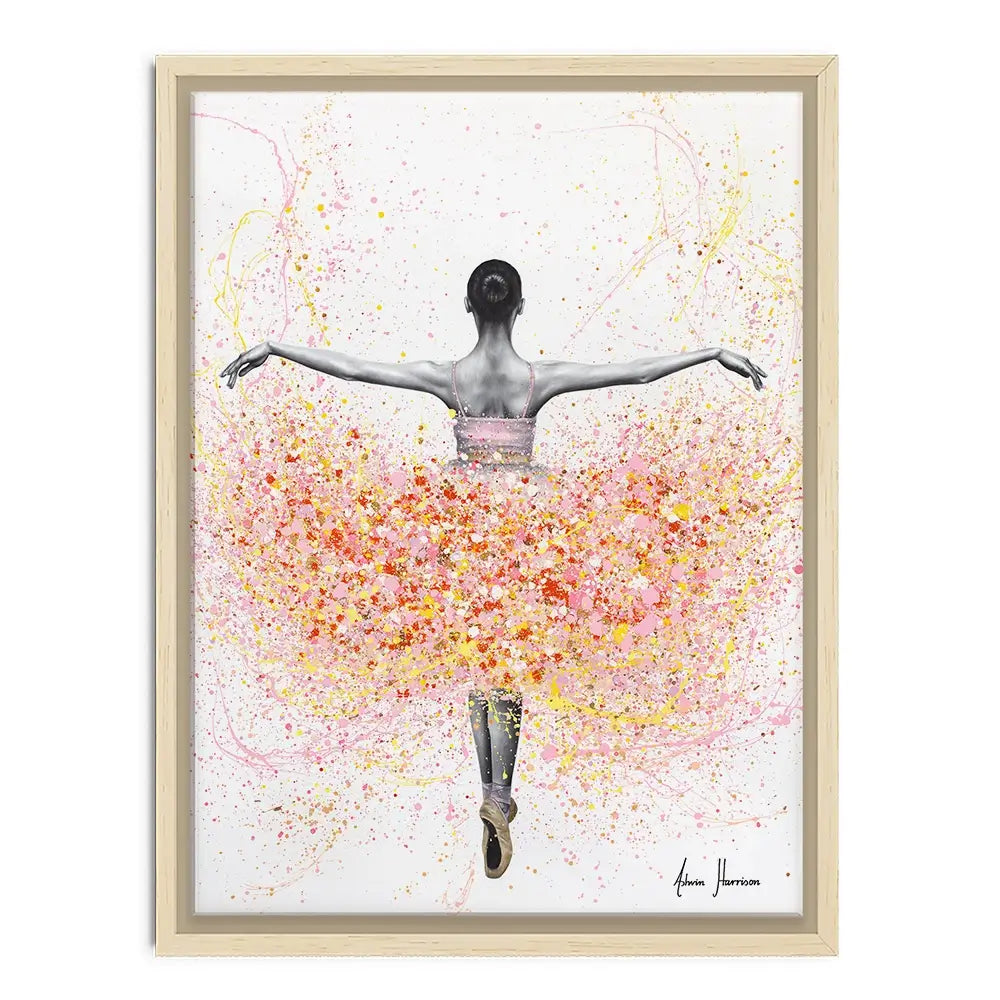 Floral Dancer Canvas Print