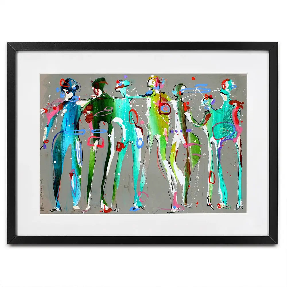 Funky People Framed Art Print