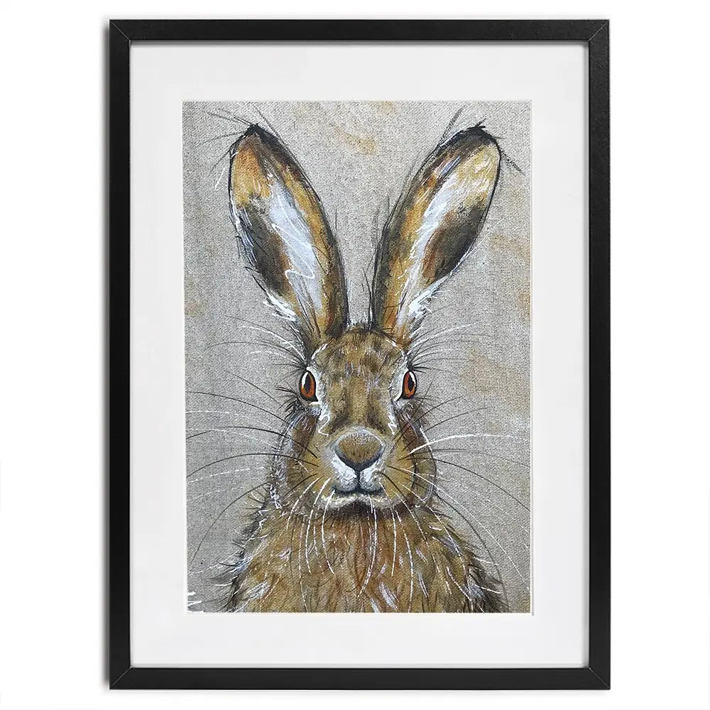 Harriet The Hare Framed Art Print