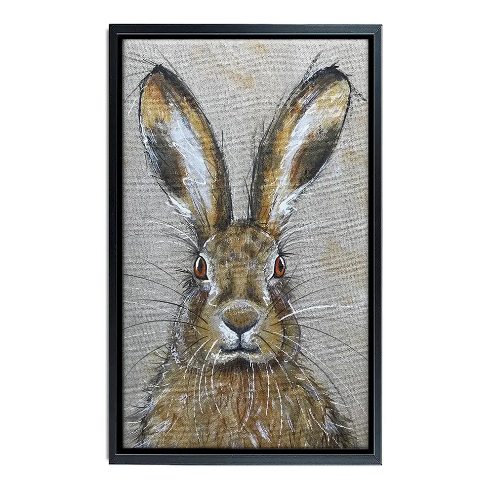 Harriet The Hare Canvas Print