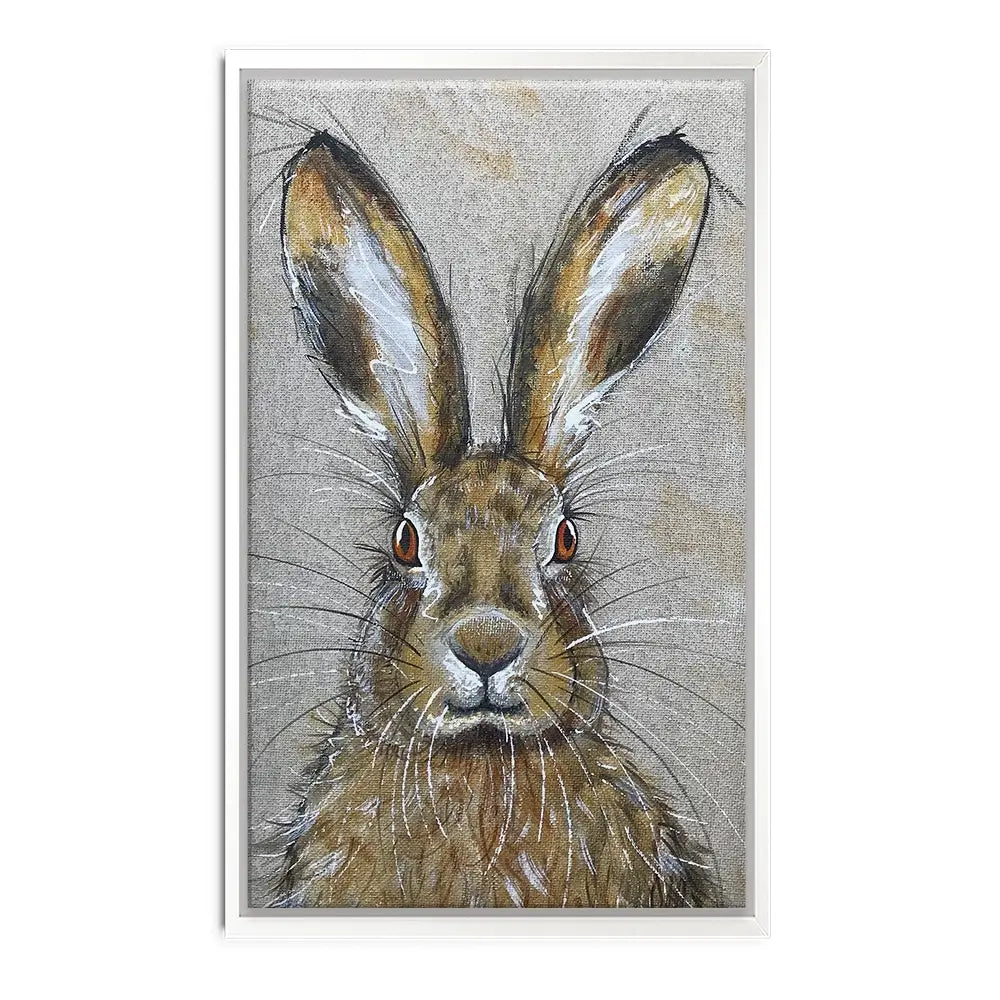 Harriet The Hare Canvas Print