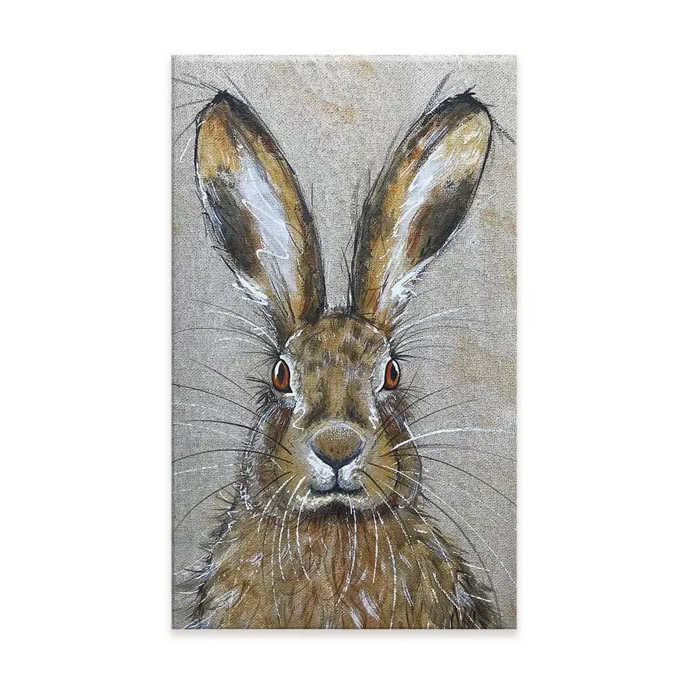 Harriet The Hare Canvas Print