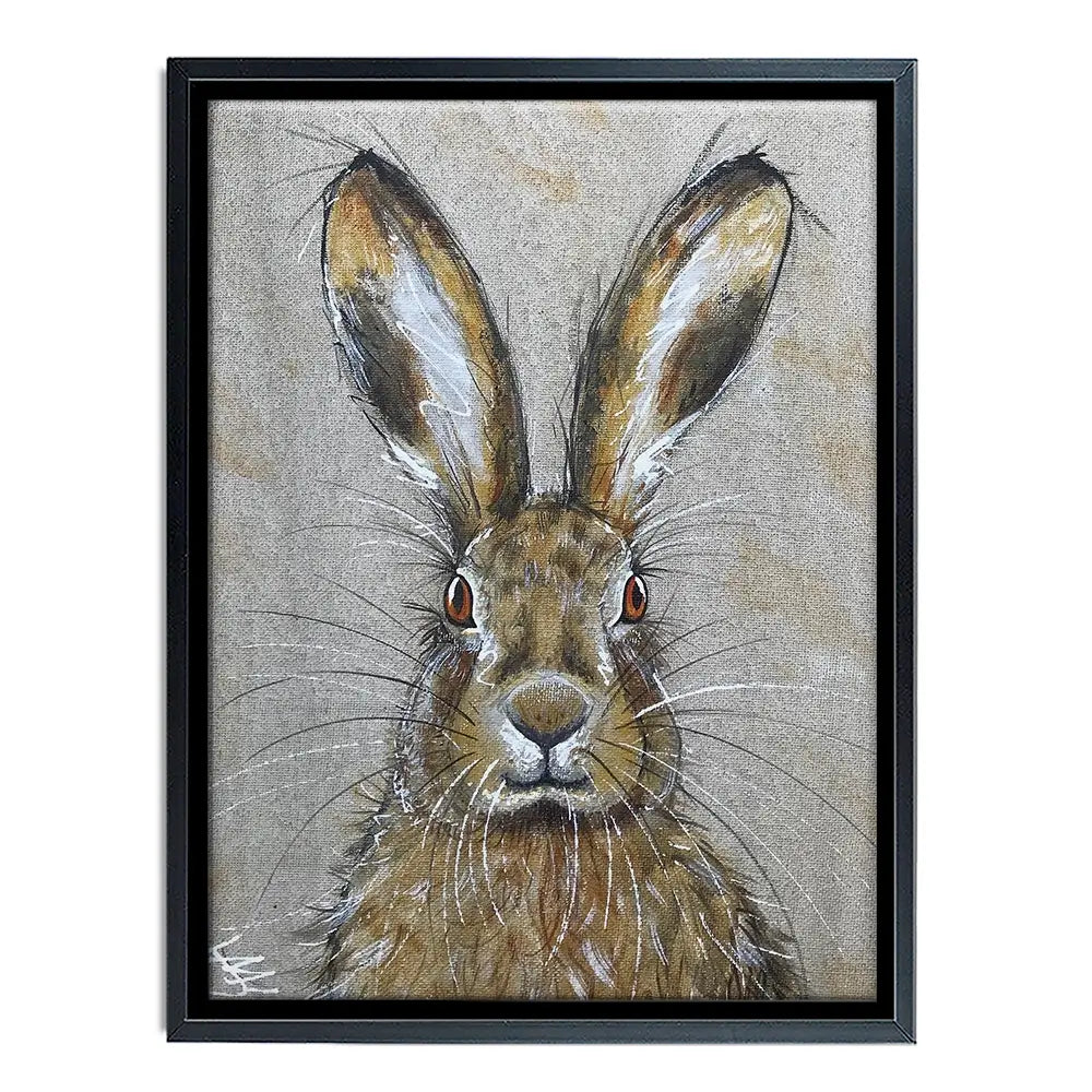 Harriet The Hare Canvas Print