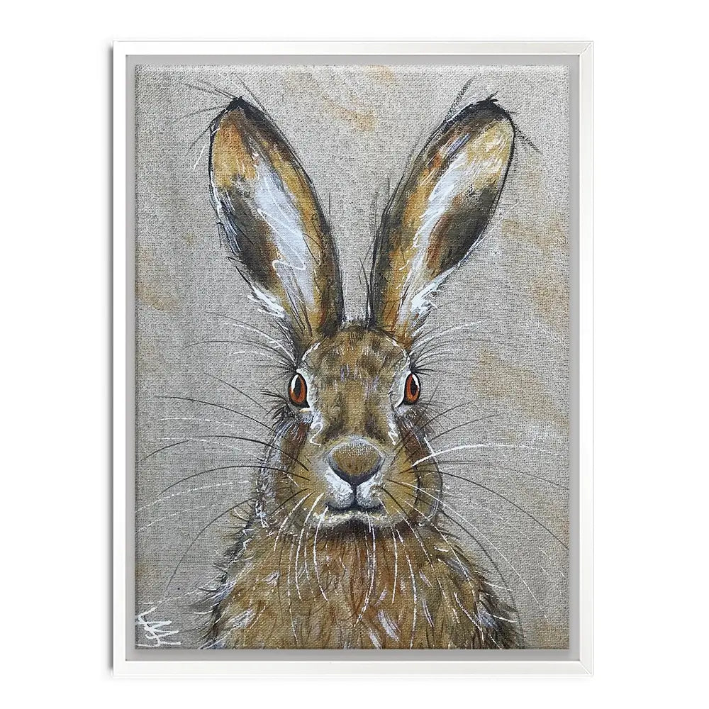 Harriet The Hare Canvas Print