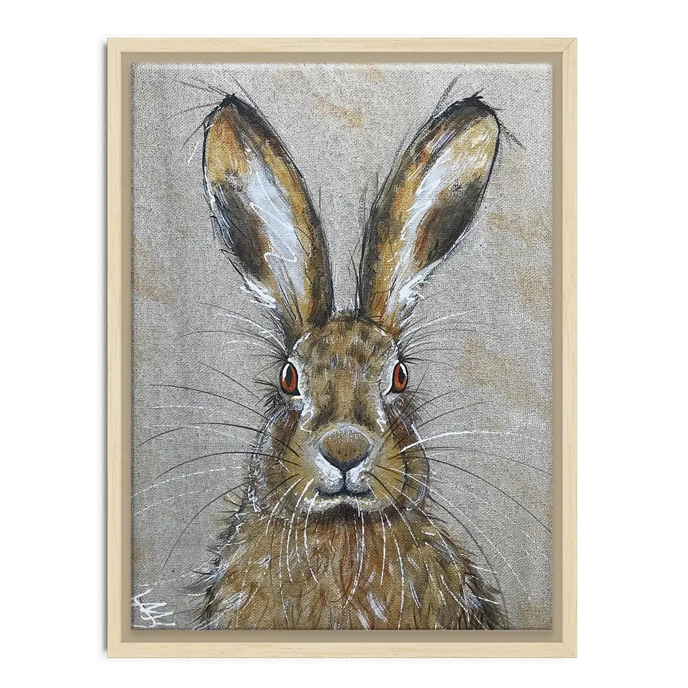 Harriet The Hare Canvas Print