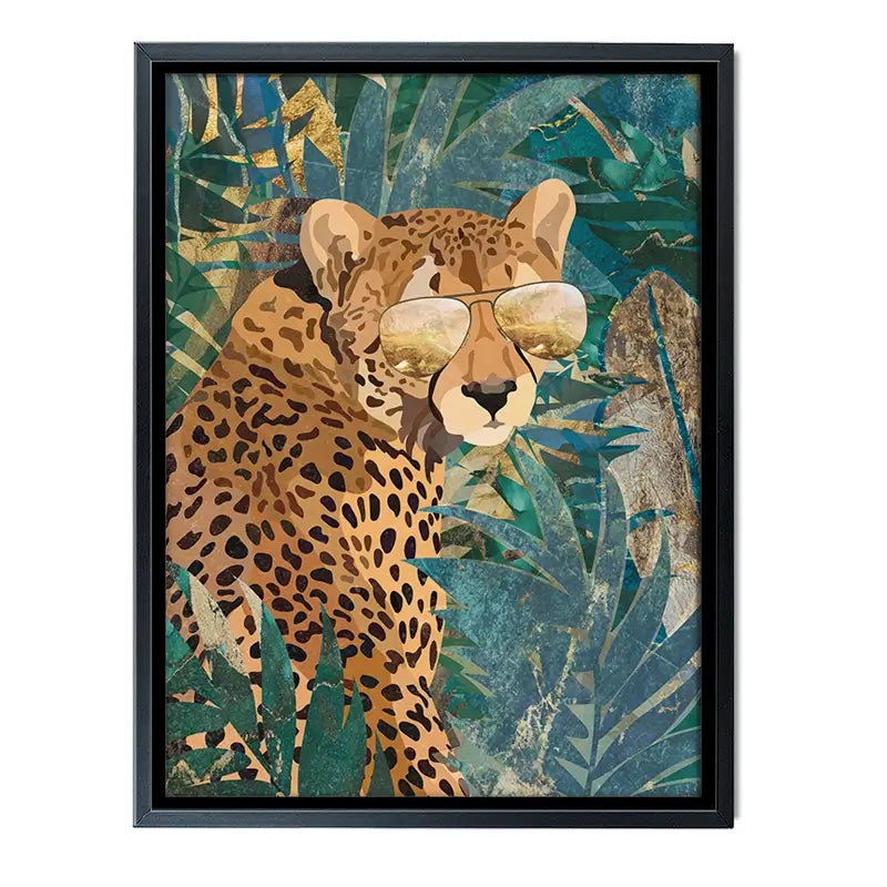 Cheetah Disguise Canvas Print