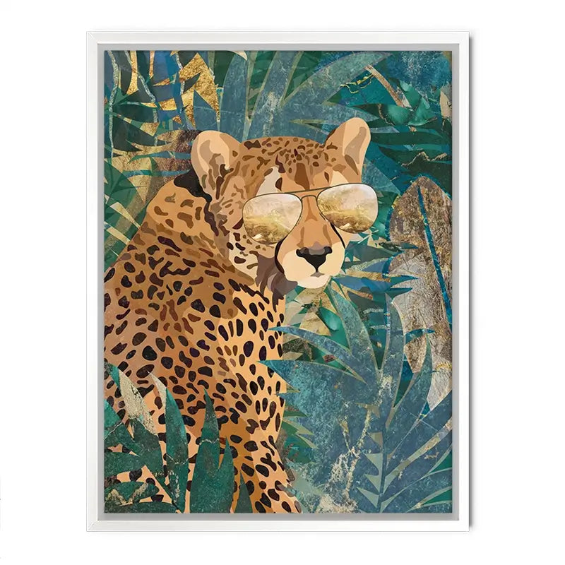 Cheetah Disguise Canvas Print