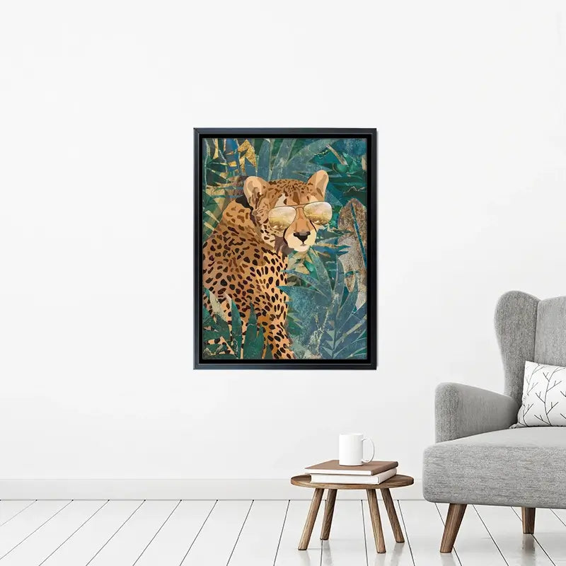 Cheetah Disguise Canvas Print