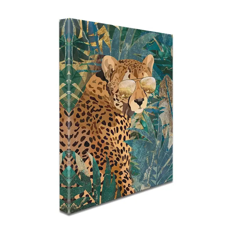 Cheetah Disguise Canvas Print