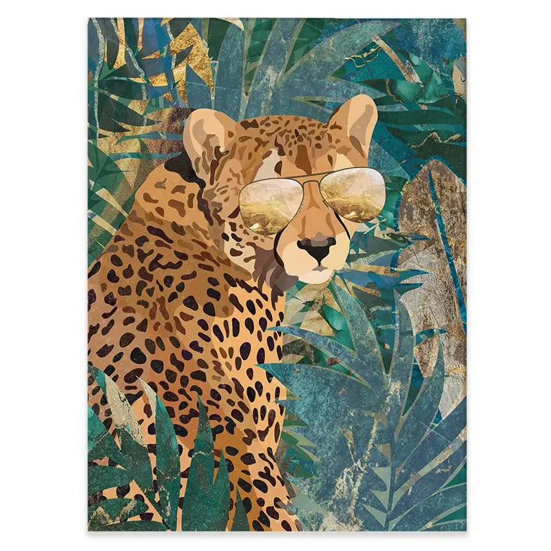 Cheetah Disguise Canvas Print