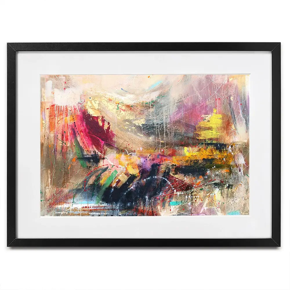 Abstract Story Framed Art Print