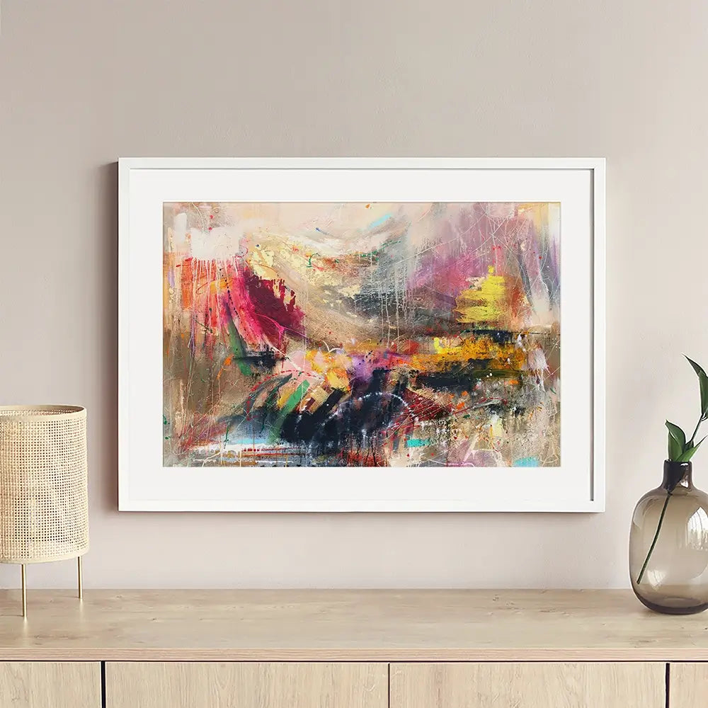 Abstract Story Framed Art Print