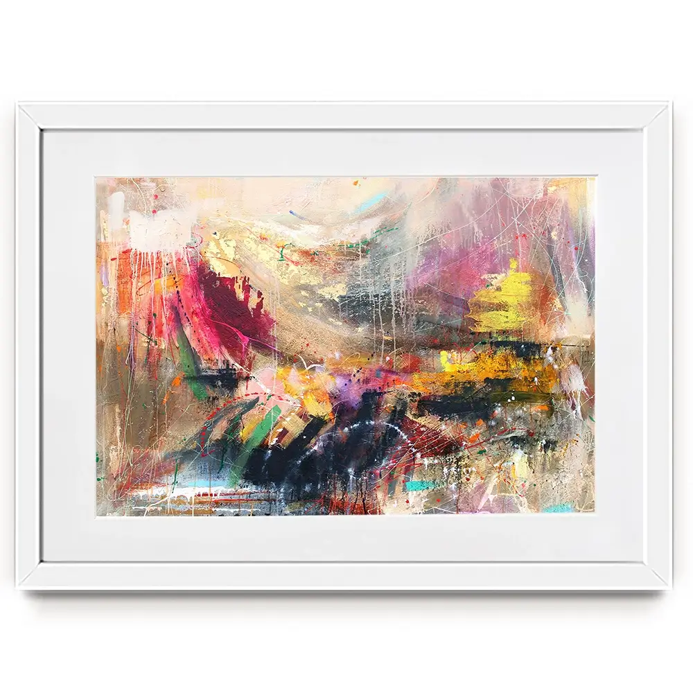 Abstract Story Framed Art Print