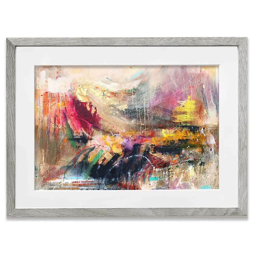 Abstract Story Framed Art Print