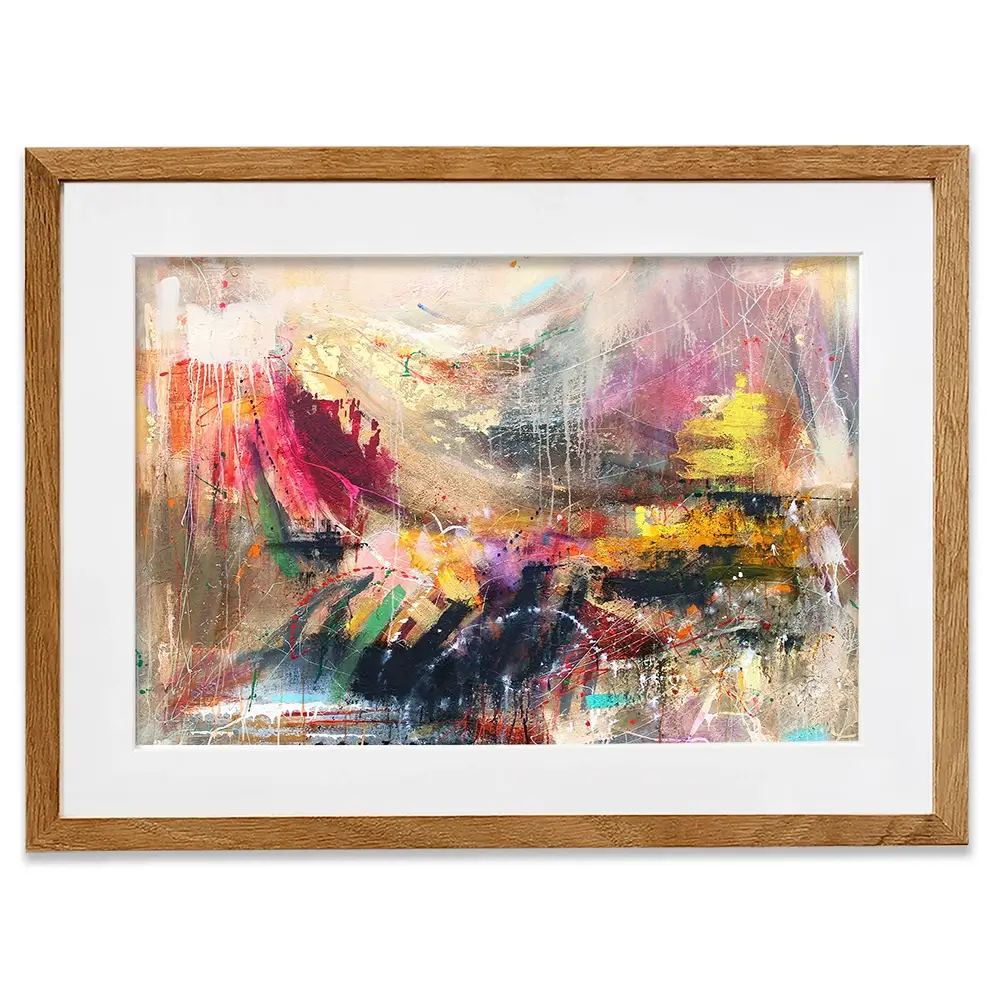 Abstract Story Framed Art Print