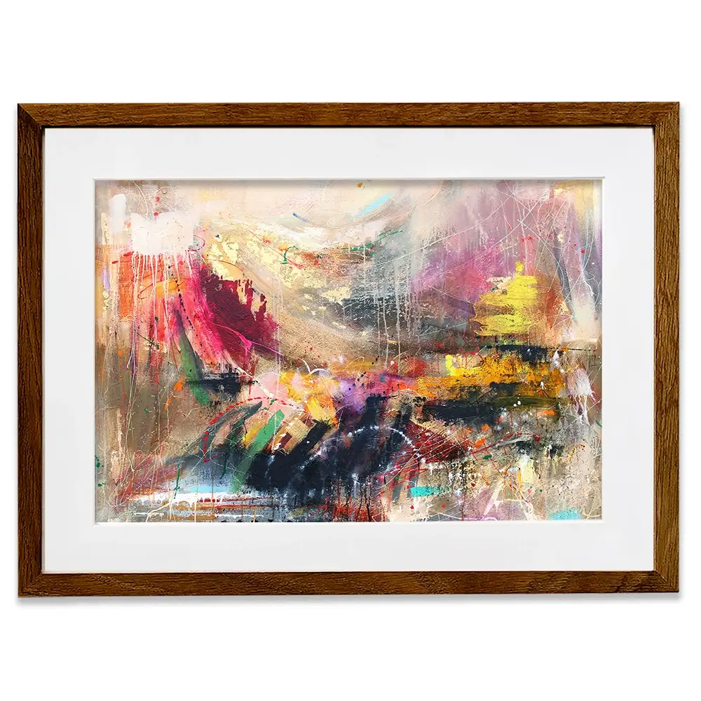 Abstract Story Framed Art Print