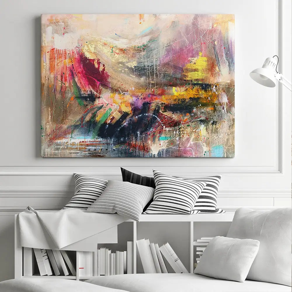 Abstract Story Canvas Print