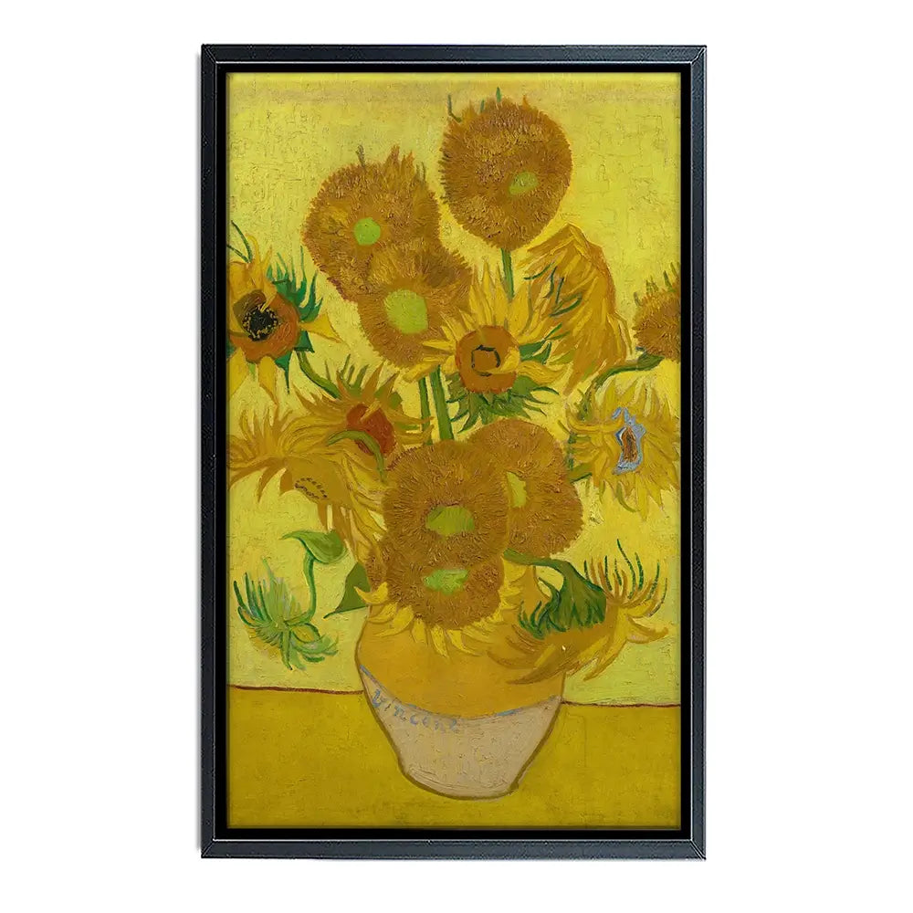 Vase Of Sunflowers Canvas Print