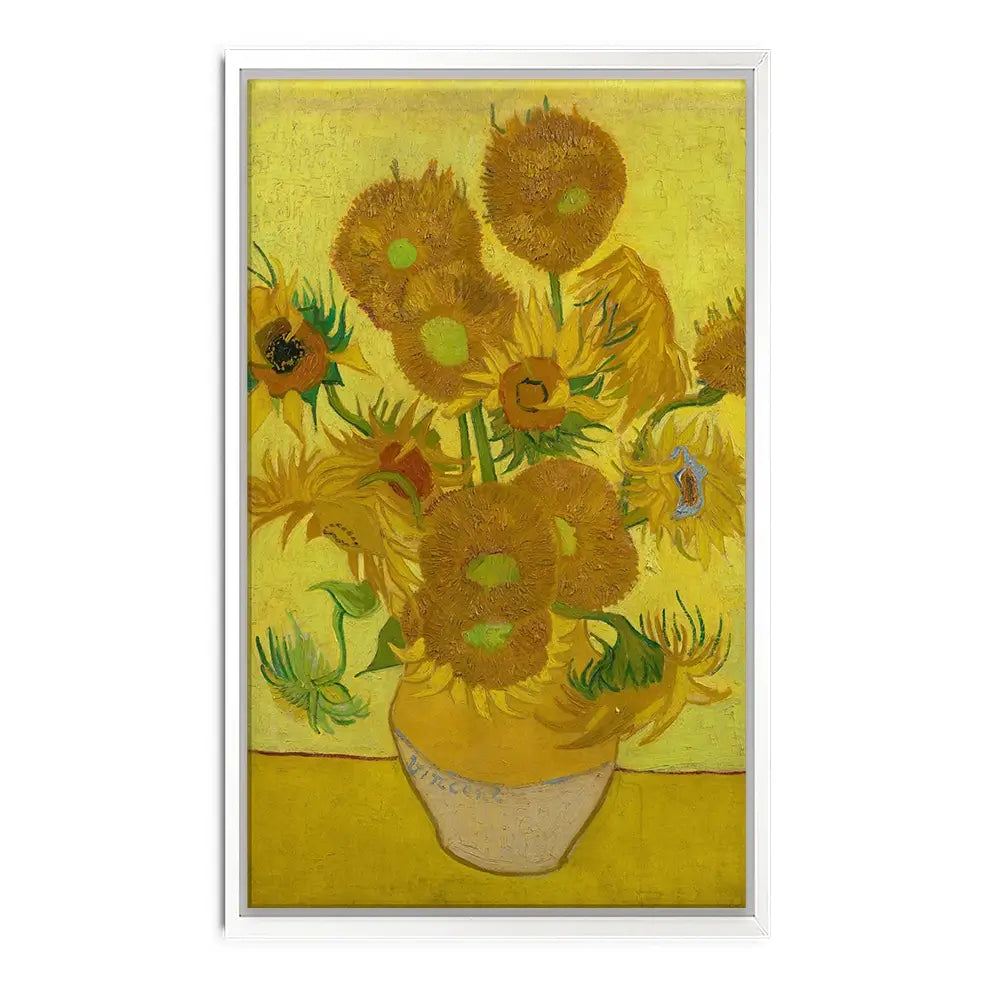 Vase Of Sunflowers Canvas Print