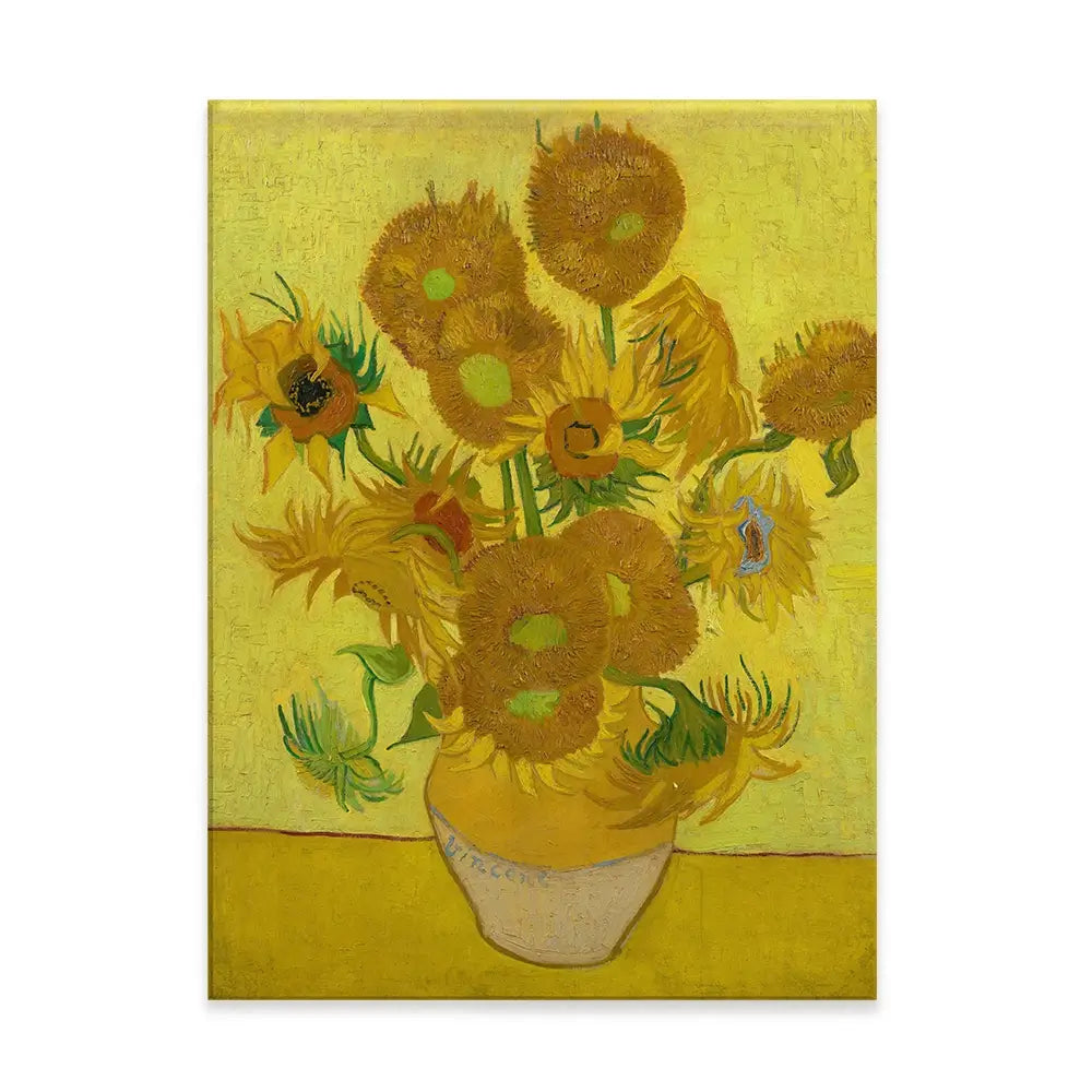 Vase Of Sunflowers Canvas Print