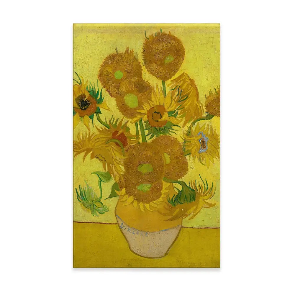 Vase Of Sunflowers Canvas Print