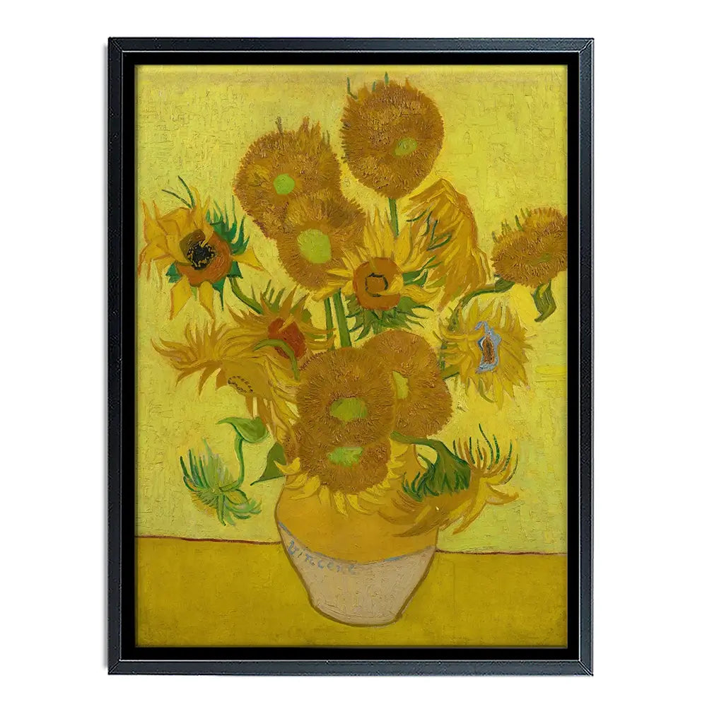 Vase Of Sunflowers Canvas Print