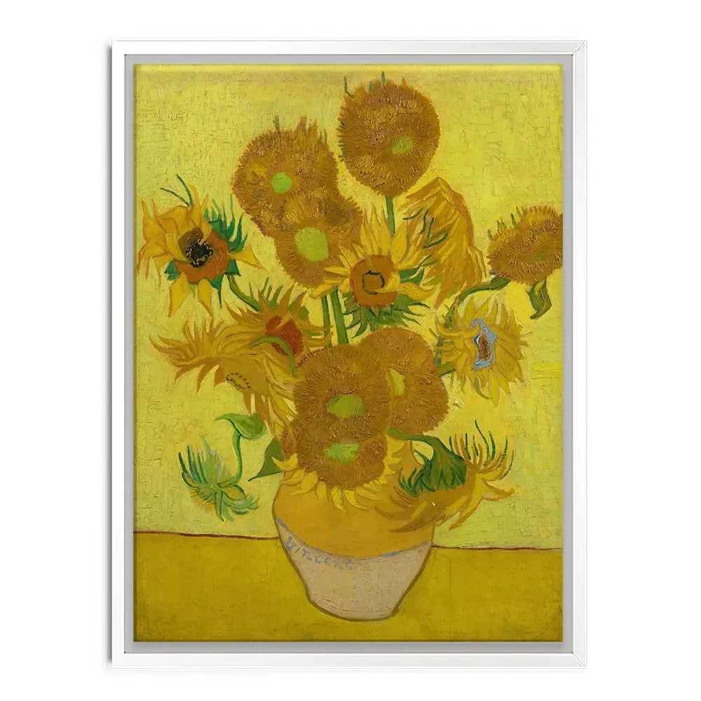 Vase Of Sunflowers Canvas Print