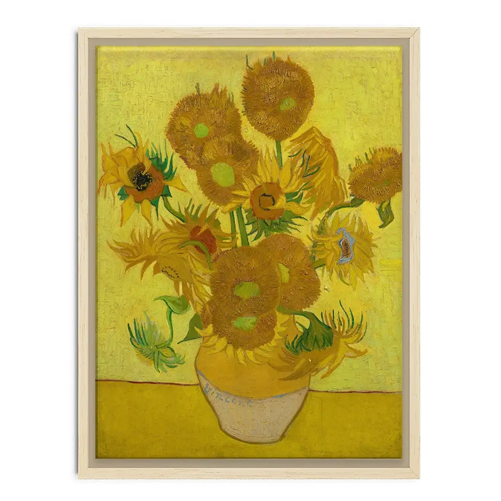 Vase Of Sunflowers Canvas Print